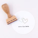Save the date Perlenfischer Stempel