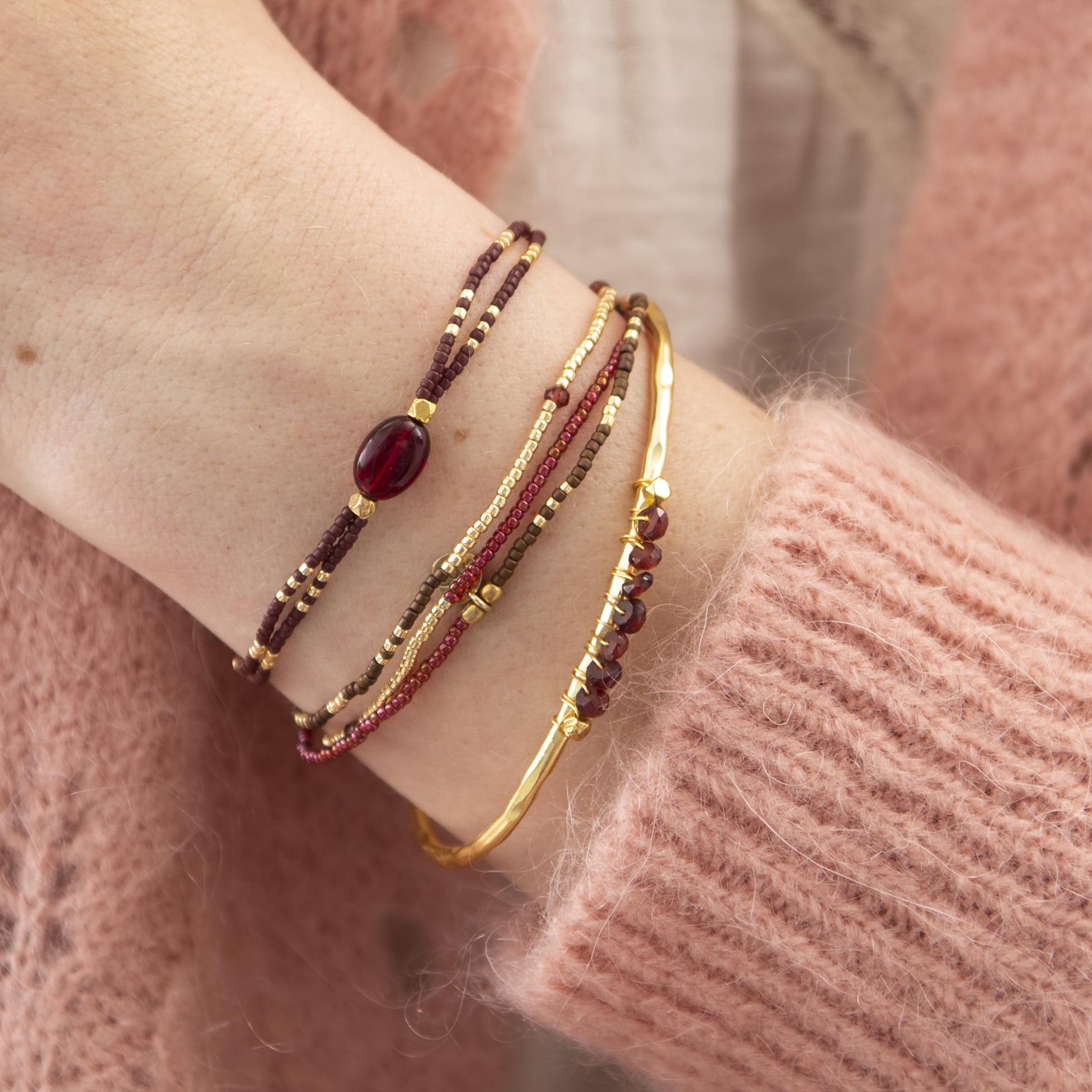 AW30892-Devoted-Garnet-Gold-Bracelet-1 AW30892-Devoted-Garnet-Gold-Bracelet-1