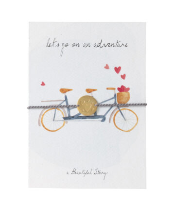 JP00067  -  Jewelry Postcard Tandem Bike