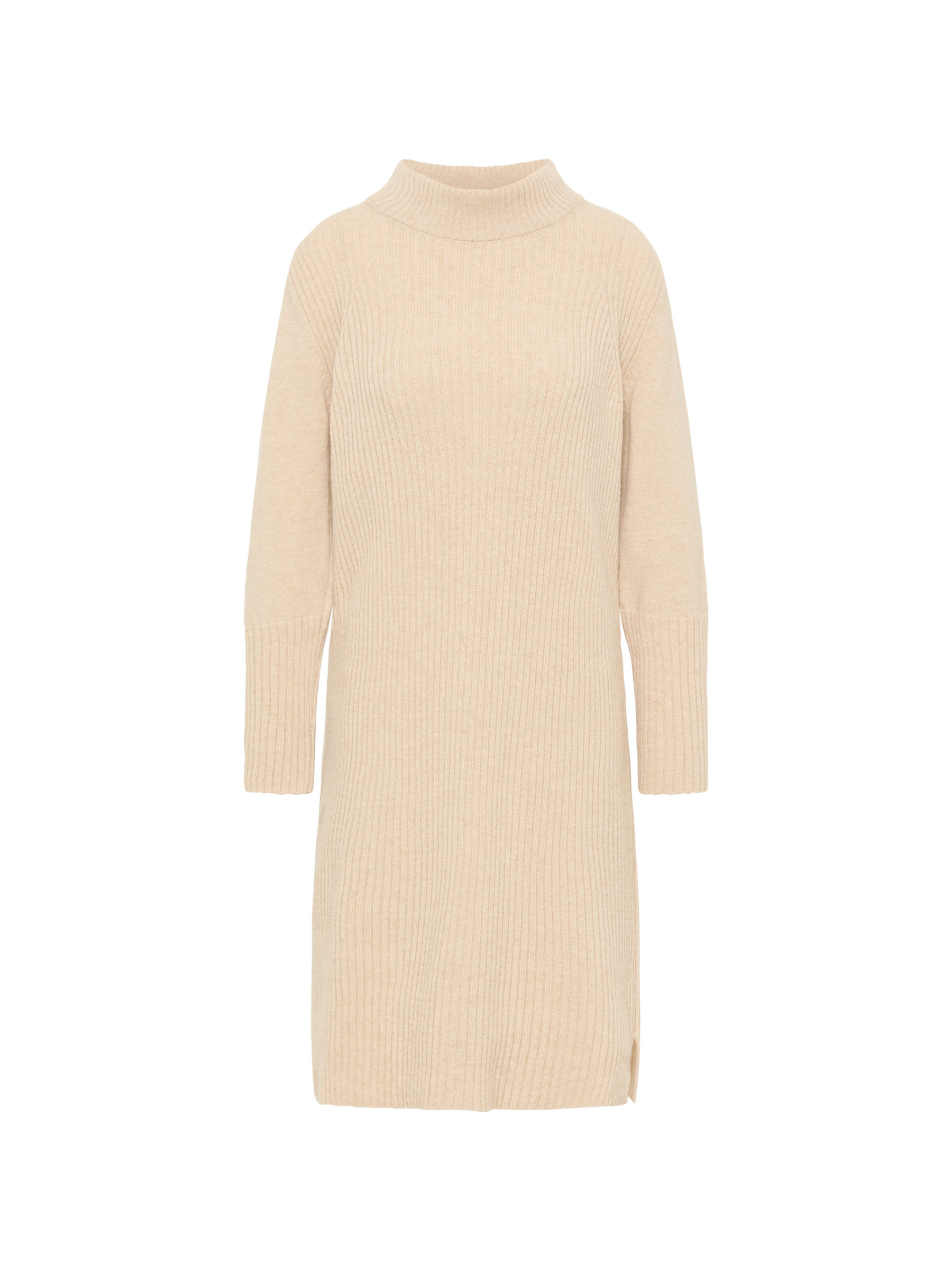 LANIUS_AW23_13650-117-sahara-melange-34_Rippen-Strickkleid_01