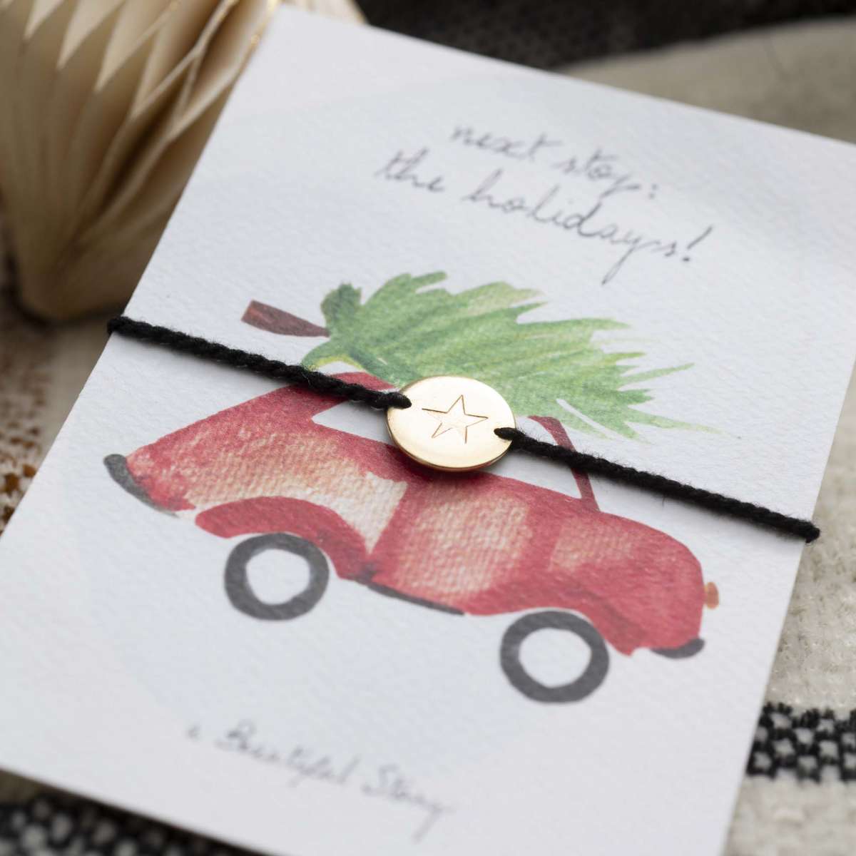 A beautiful Story Jewelry Postcard Holidays