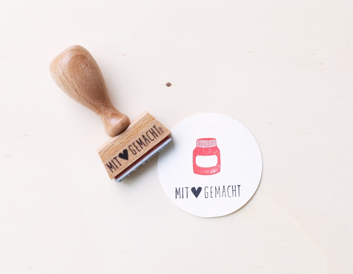 Mit Liebe Gemacht Perlenfischer Stempel